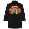 Ten Pearl Button Black Chef Coat Thumbnail